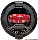 Компасы RITCHIE Navigator Sail 4'' 1/2 (114 мм), черный корпус - красная картушка